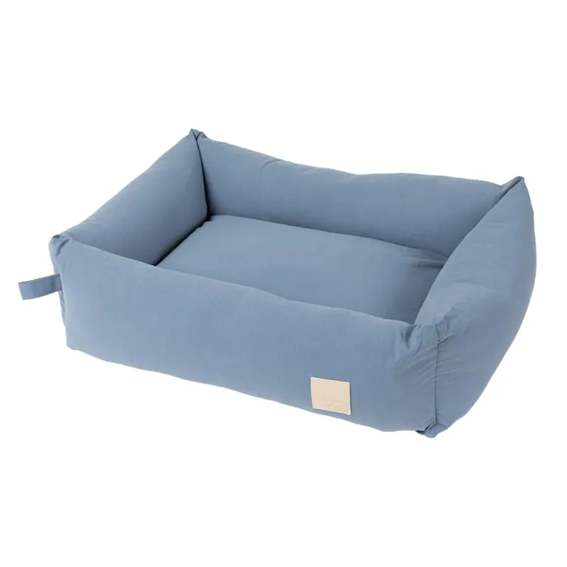 [15% OFF] Fuzzyard Life Premium Cotton French Blue Lounge Dog Bed (3 Sizes)