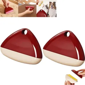 2025 New Gel Lint Travel Washable Lint Roller, Portable Reusable Mini 2 in 1 Triangular Lint Roller Pet Hair Remover for Clothes, Furniture, Dog & Cat Hair Easy to Operate (B)