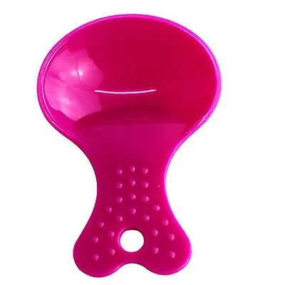 3pcs yellow Environmental Friendly And Durable Plastic Pet dog & cat Food Scoop AZ2657