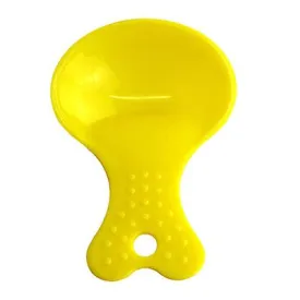 3pcs yellow Environmental Friendly And Durable Plastic Pet dog & cat Food Scoop AZ2657