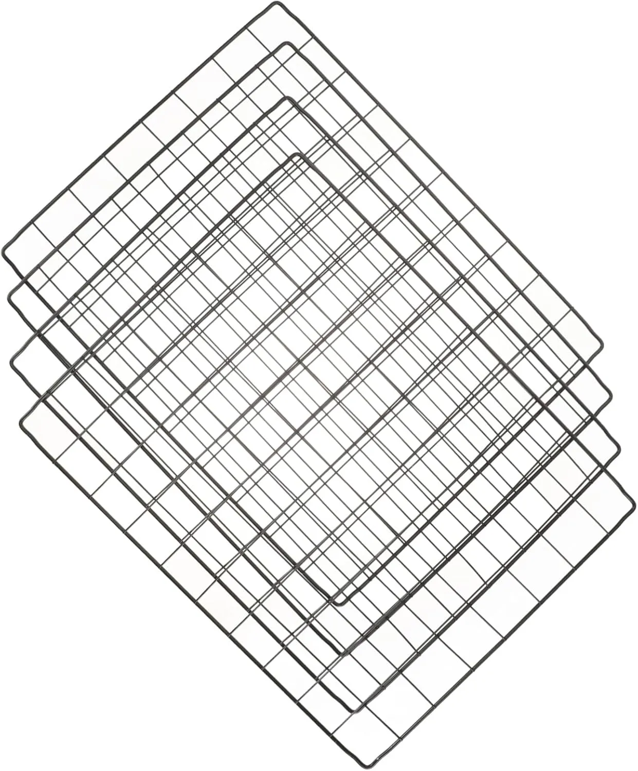 4Pcs Wire Fence Panels for Dog Playpen Durable Iron Mesh Sheets for Indoor Pet Safety Easy to Assemble Puppy Enclosure Playpen Panels for Dogs