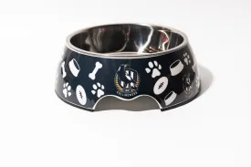 AFL Pet Bowl - Collingwood Magpies - Food Water - Dog Cat