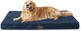 Bedsure XL Dog Bed Large Sized Dog -Orthopedic Waterproof Extra Large Pet Beds with Removable Washable Cover, Egg Crate Foam Mat, Suitable for Pet Up to 100 lbs