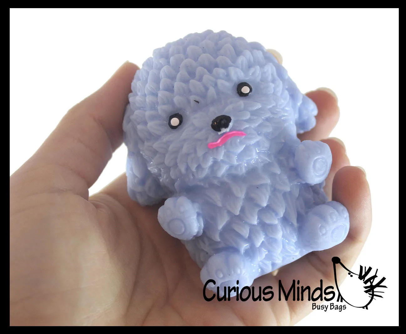 BULK - WHOLESALE - SALE -  Cute Poodle Dog Soft Fluff Doh - Filled Squeeze Stress Balls  -  Sensory, Stress, Fidget Toy Super Soft Doggy
