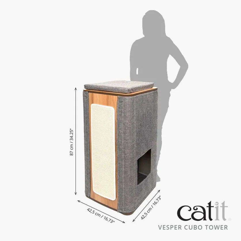 Catit Vesper Cubo Tower – Stone