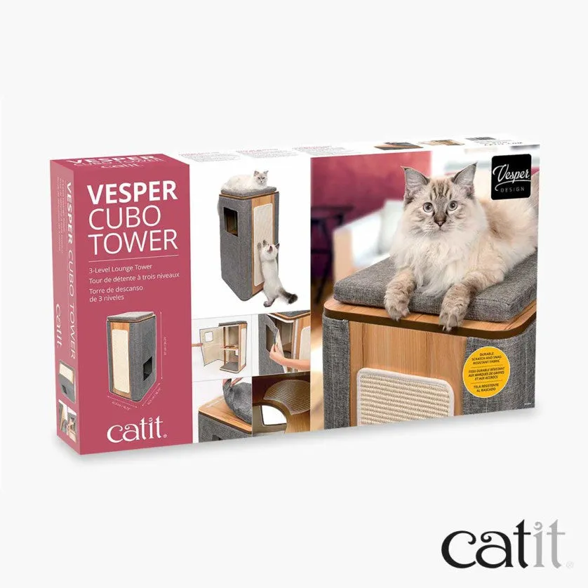 Catit Vesper Cubo Tower – Stone