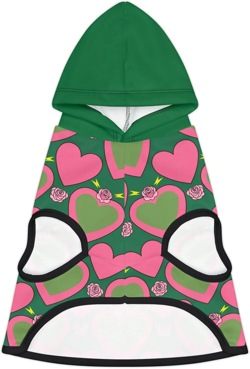 Celestial Thunder Pet Hoodie  Anime-Inspired Cat & Small Dog Hoodie with Magical Girl Style  Soft, Cozy Fleece  Kawaii Pet Clothes for Cosplay or Everyday Wear (Large)