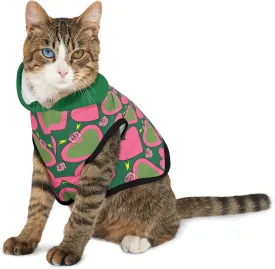 Celestial Thunder Pet Hoodie  Anime-Inspired Cat & Small Dog Hoodie with Magical Girl Style  Soft, Cozy Fleece  Kawaii Pet Clothes for Cosplay or Everyday Wear (Large)