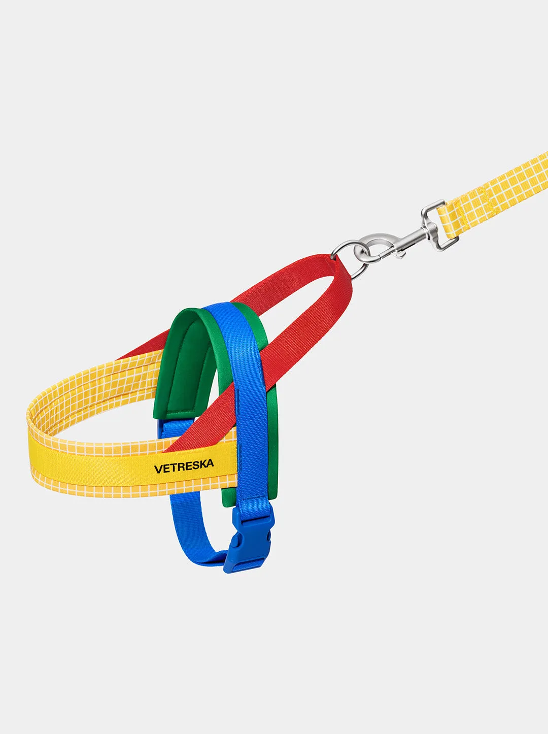 Chroma Pet Walk Kit (Harness, Leash & Poop Bag Dispenser)-Yellow