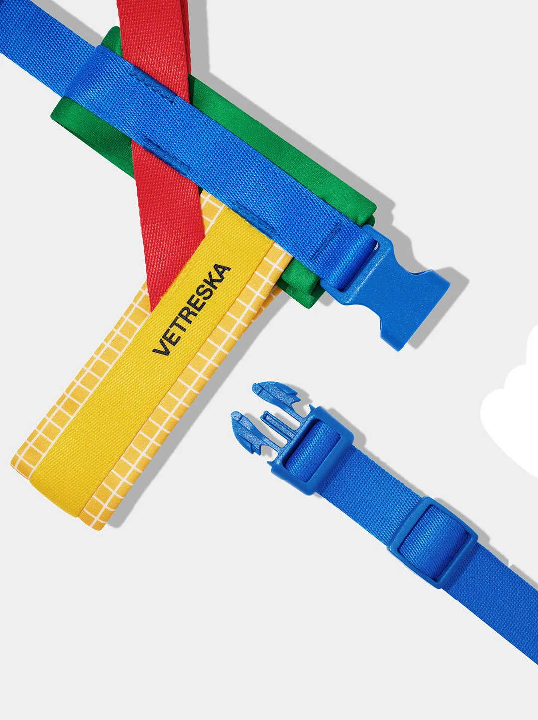 Chroma Pet Walk Kit (Harness, Leash & Poop Bag Dispenser)-Yellow