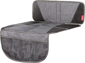 Diono Super Mat Car Seat Protector For Infant Car Seat, Booster Seat and Pets, Crash Tested, Thick Padding, Non Slip Backing, Durable, Water Resistant Protection, 3 Handy Mesh Storage Pockets, Gray