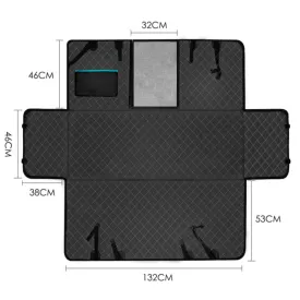 Dog Car Seat Cover View Mesh