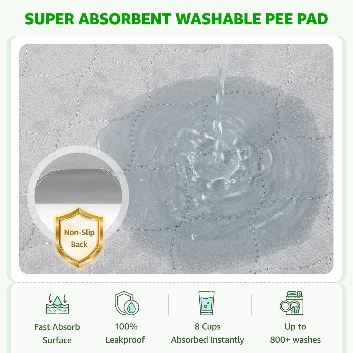 Dog Grass Large Patch Potty Tray, Dog Litter Box, Artificial Grass Mat Bathroom Turf for Pet Training, Washable Puppy Pee Pad, Perfect Indoor/Outdoor Portable Potty Pet Loo (Tray 41x26)