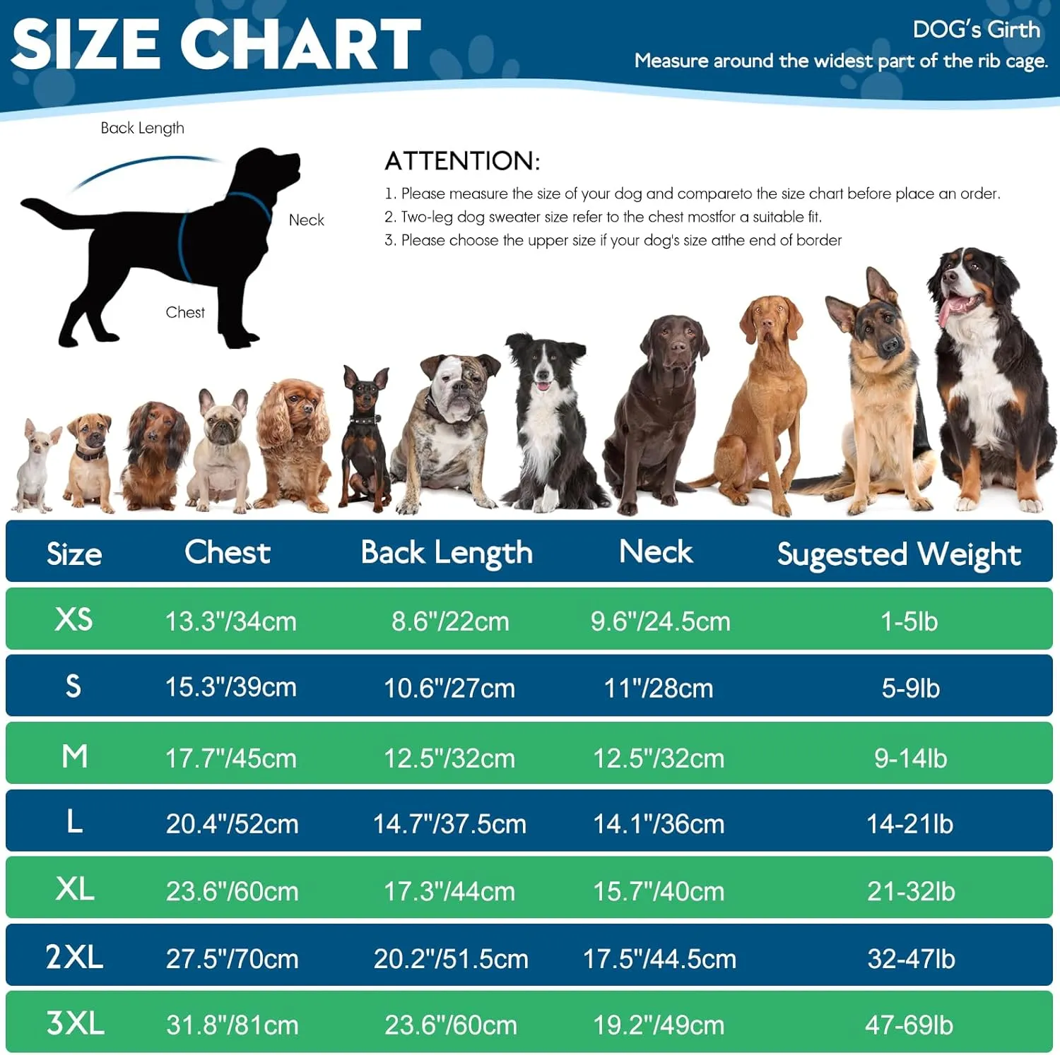 Dog Sweater, Half Chest Lapel Design Pullover Sweaters for Dogs,Lapel Sweaters, Pet Knitted Clothes,Pet Clothing Suitable for All Type of Dogs(Blue Group S)