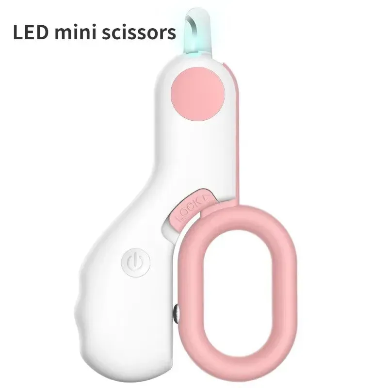 Ergonomic Adjustable Pet Nail Clippers for Dogs & Cats
