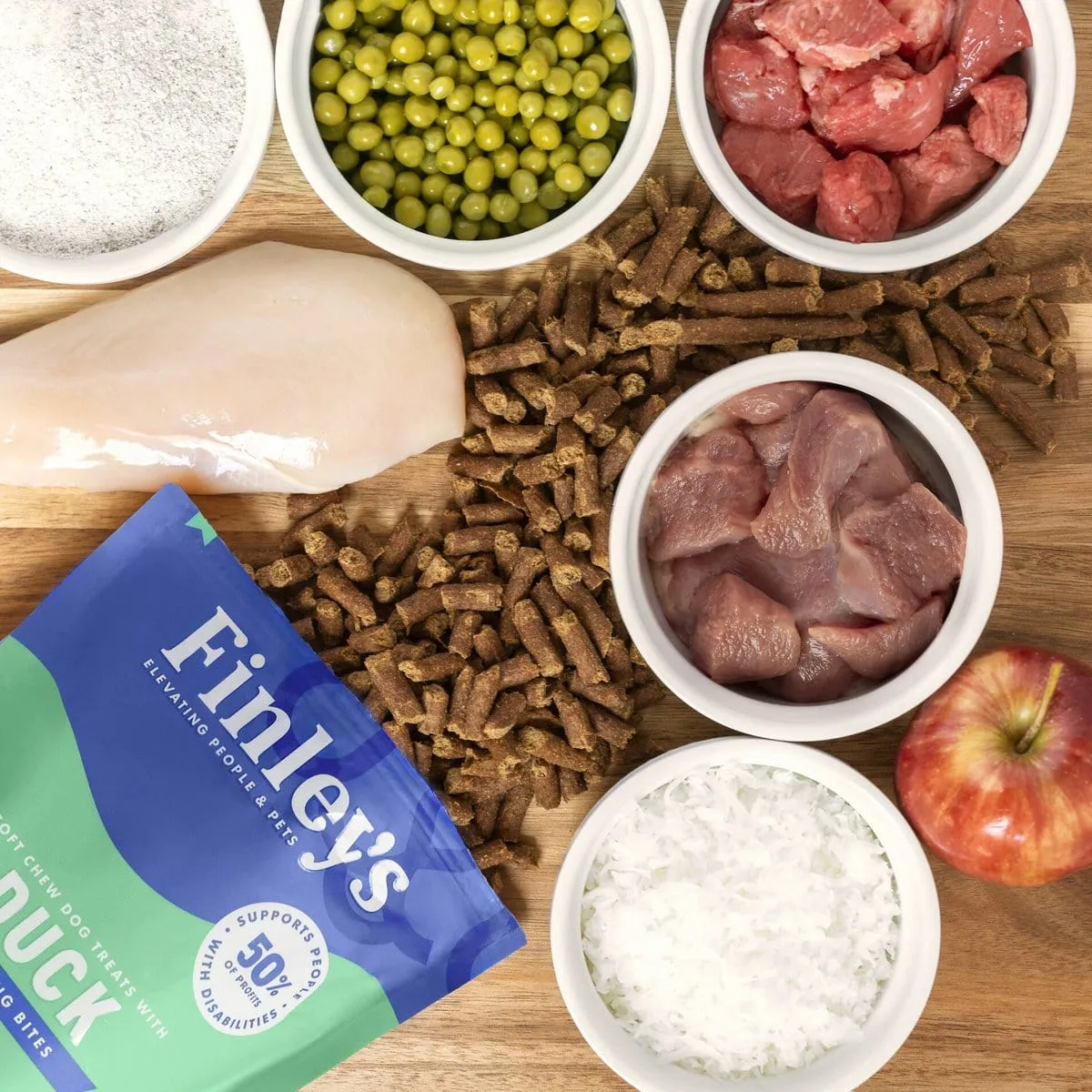 Finley's Barkery Duck Recipe Training Bites Dog Treats