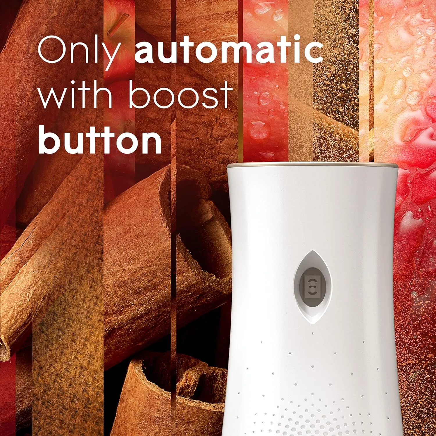 Glade Automatic Spray Refill, Air Freshener for Home and Bathroom, Apple Cinnamon, 6.2 Oz (Pack of 4)