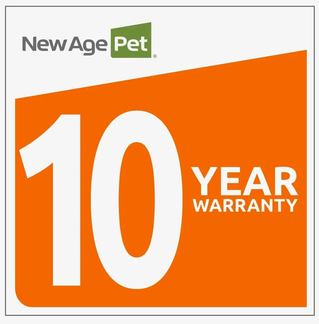 New Age Pet ECOFLEX Dog Crate End Table - Furniture-Style Pet Crate for Crate Trained Dogs - Stainless Steel Tubing & a Latched Closure - 10 Year Manufacturer's Warranty, Small