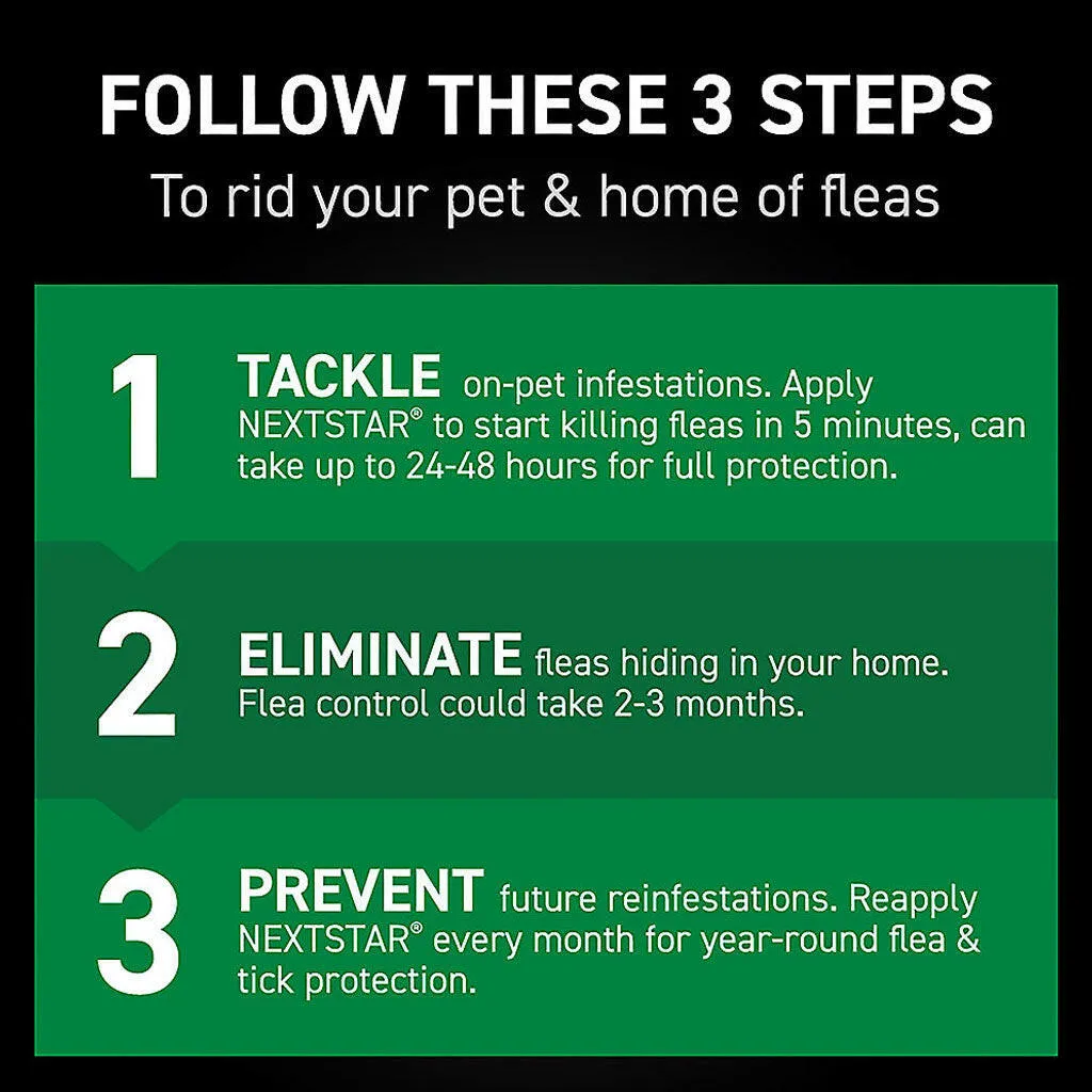 Nextstar Flea & Tick Topical for Large Dogs, 45-88 lbs
