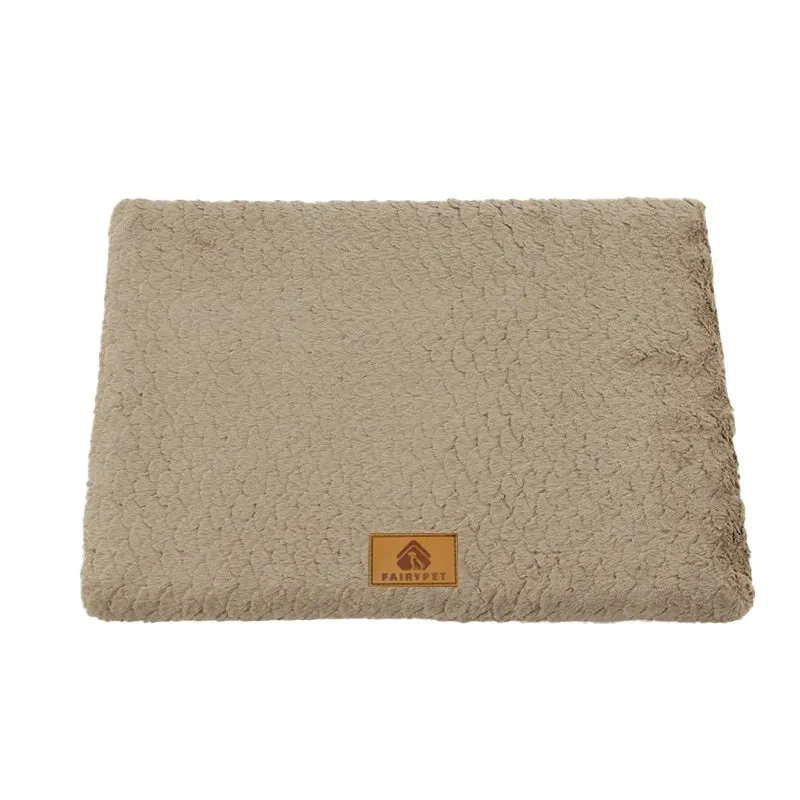 Orthopedic Memory Foam Dog Bed with Washable Faux Fur Cover