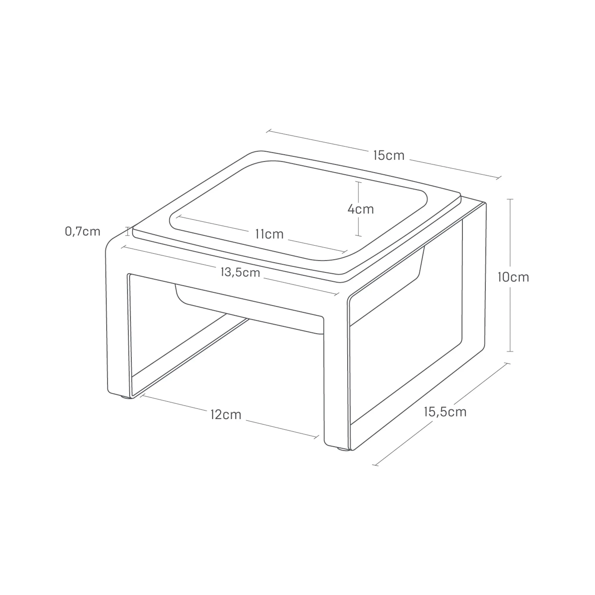 Pet Food Bowl Stand