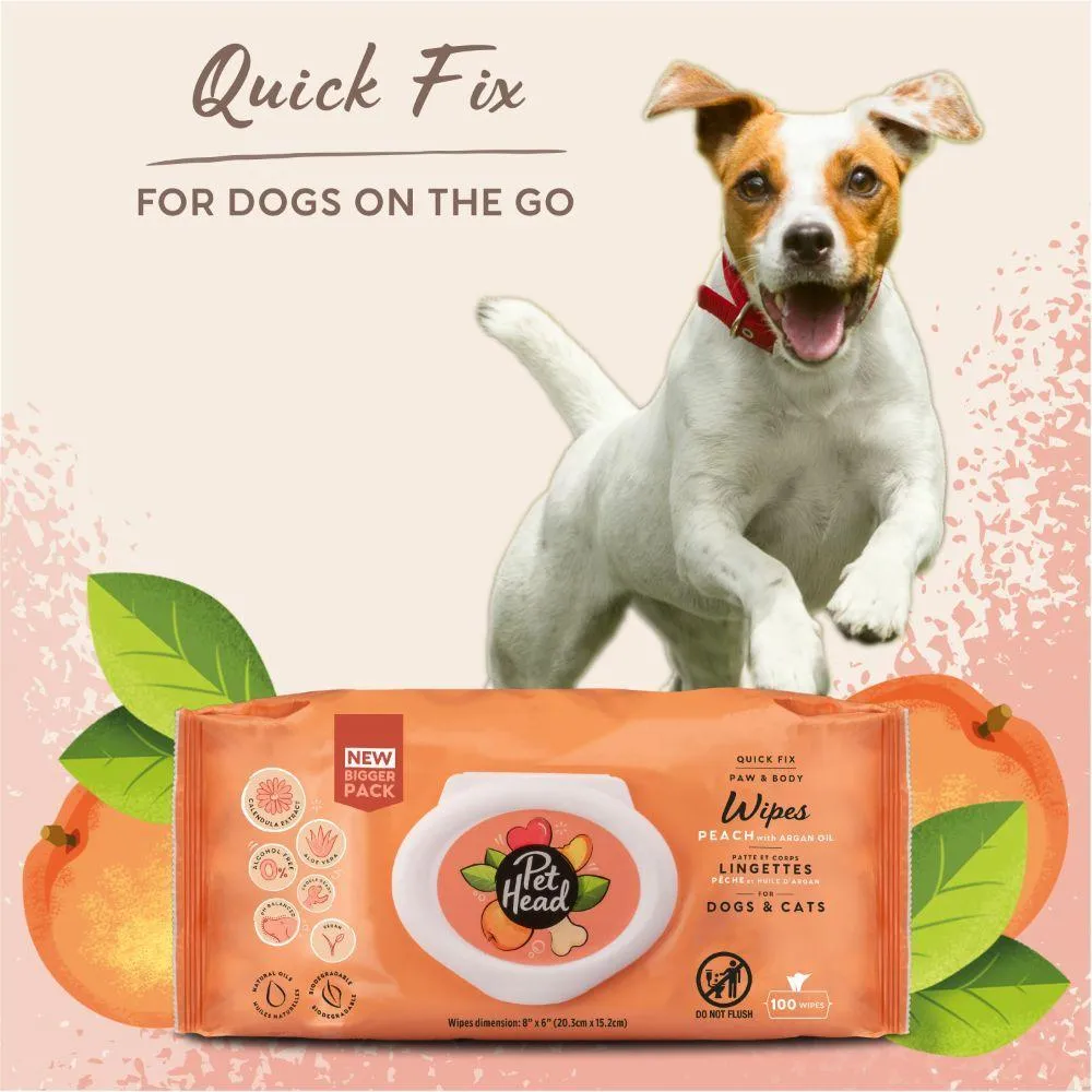 Pet Head Quick Fix Wipes 80pk