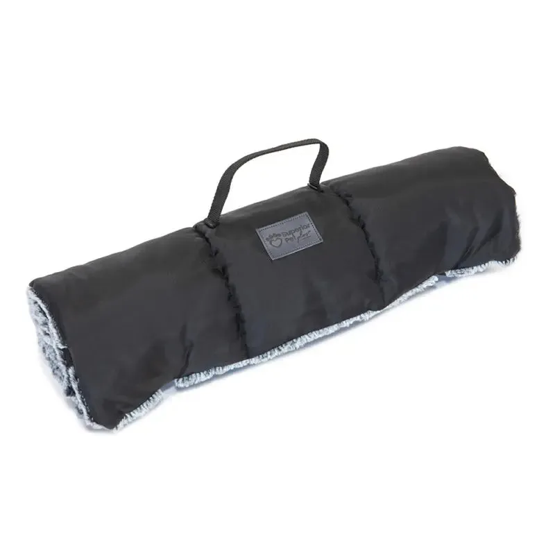 Rollup Artic Faux Fur Pet Travel Mat