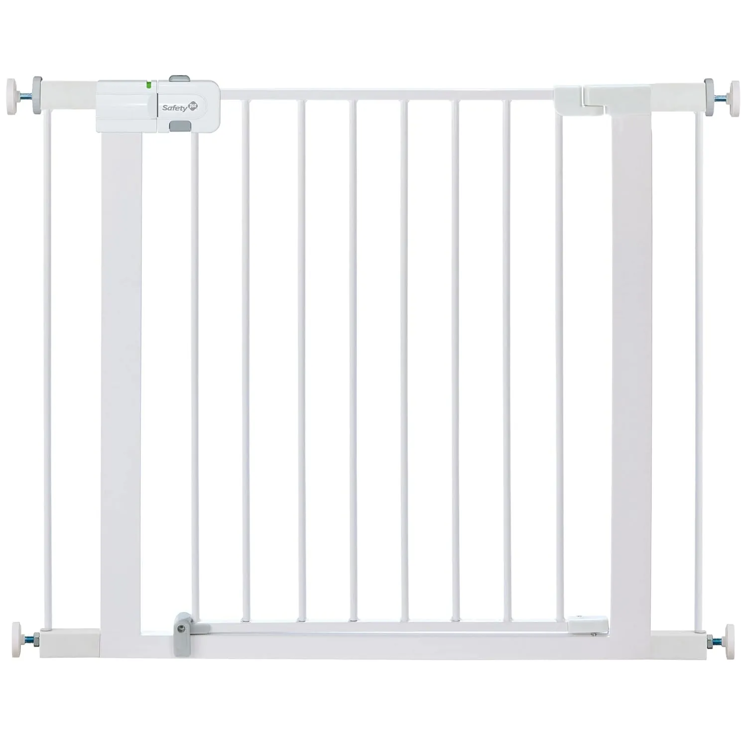 Safety 1st Easy Install Walk Thru Baby Gate for Doorways, Gate With Door, Dog Gates, Fits 29"-38", Easy Install 28" Tall, 2 Pack White