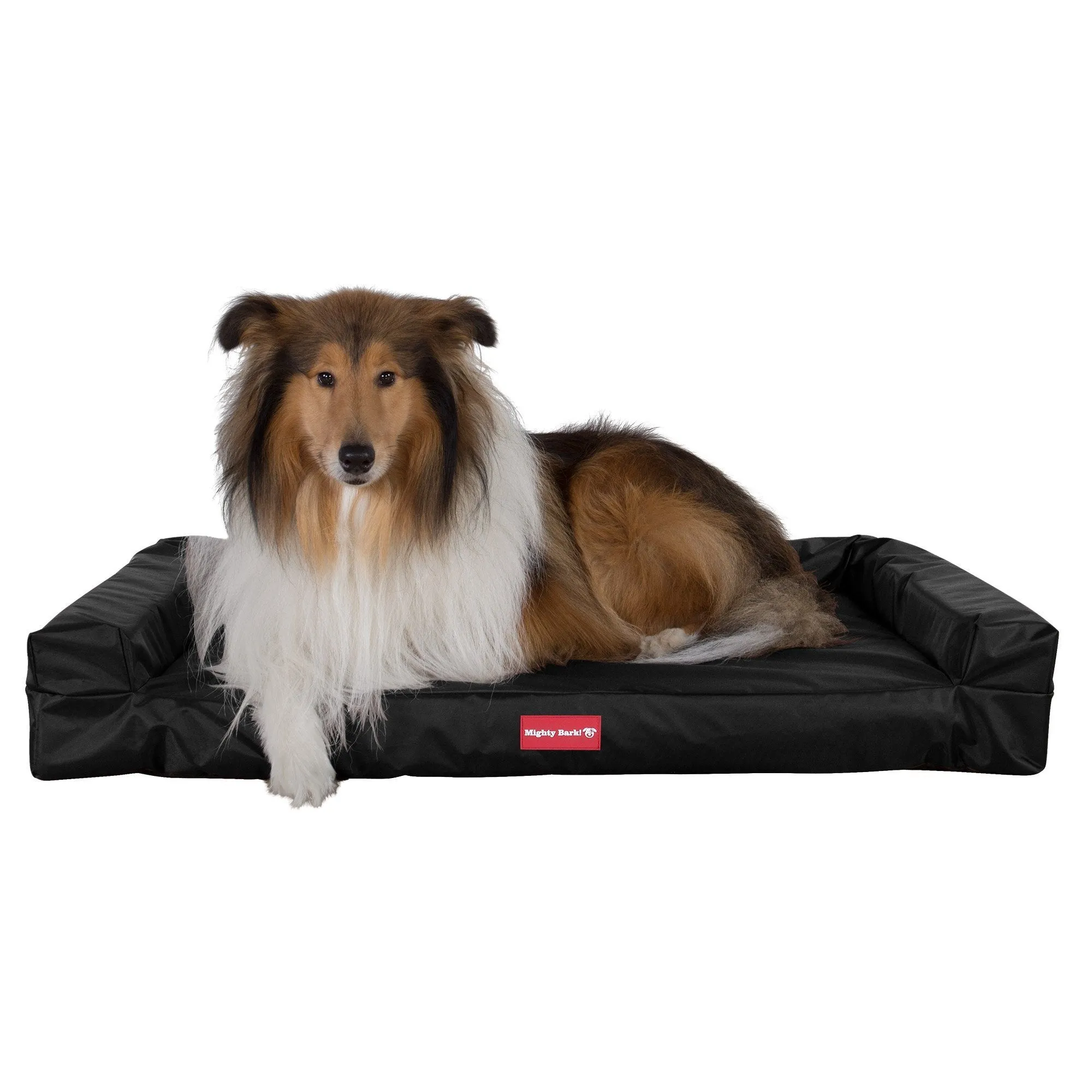 The Bench - Orthopedic Memory Foam Dog Bed - Waterproof Black