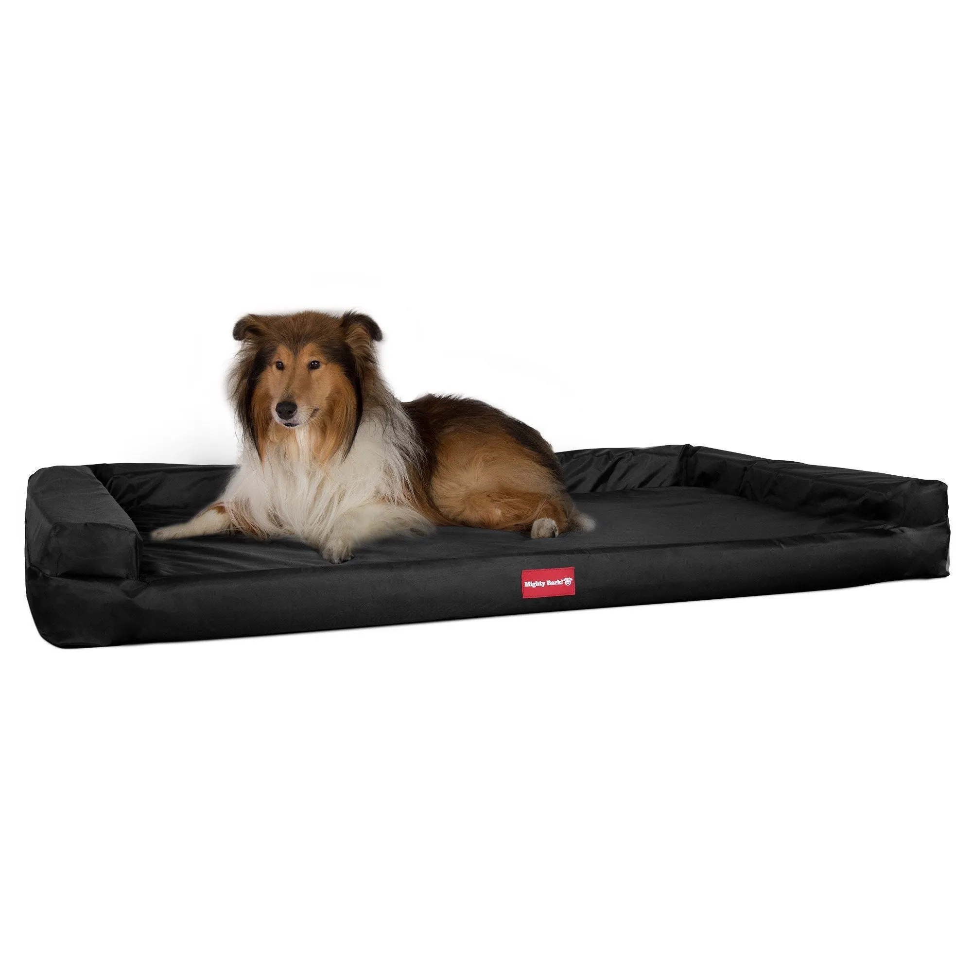 The Bench - Orthopedic Memory Foam Dog Bed - Waterproof Black
