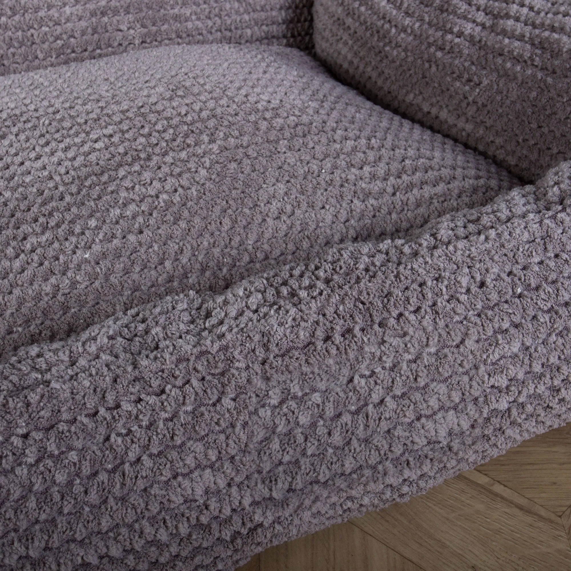 The Cat Bed - Memory Foam Cat Bed - Pom Pom Charcoal Grey