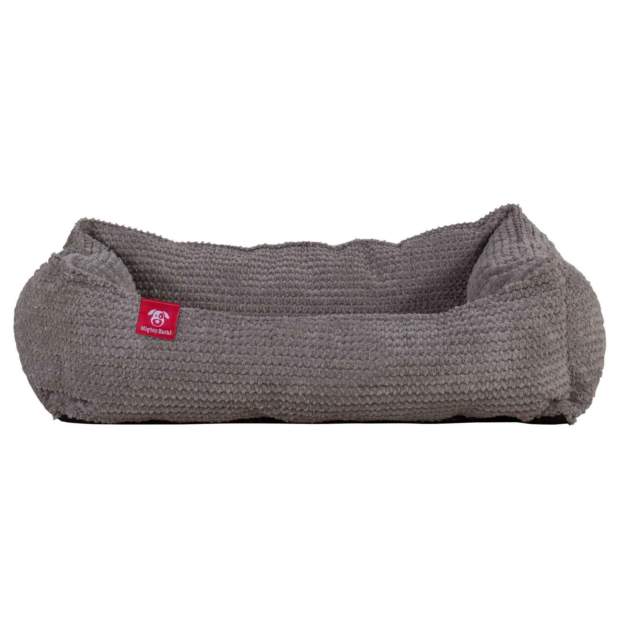 The Cat Bed - Memory Foam Cat Bed - Pom Pom Charcoal Grey