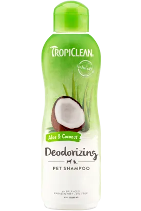 Tropiclean Deodorizing Aloe & Coconut Shampoo 20 oz.
