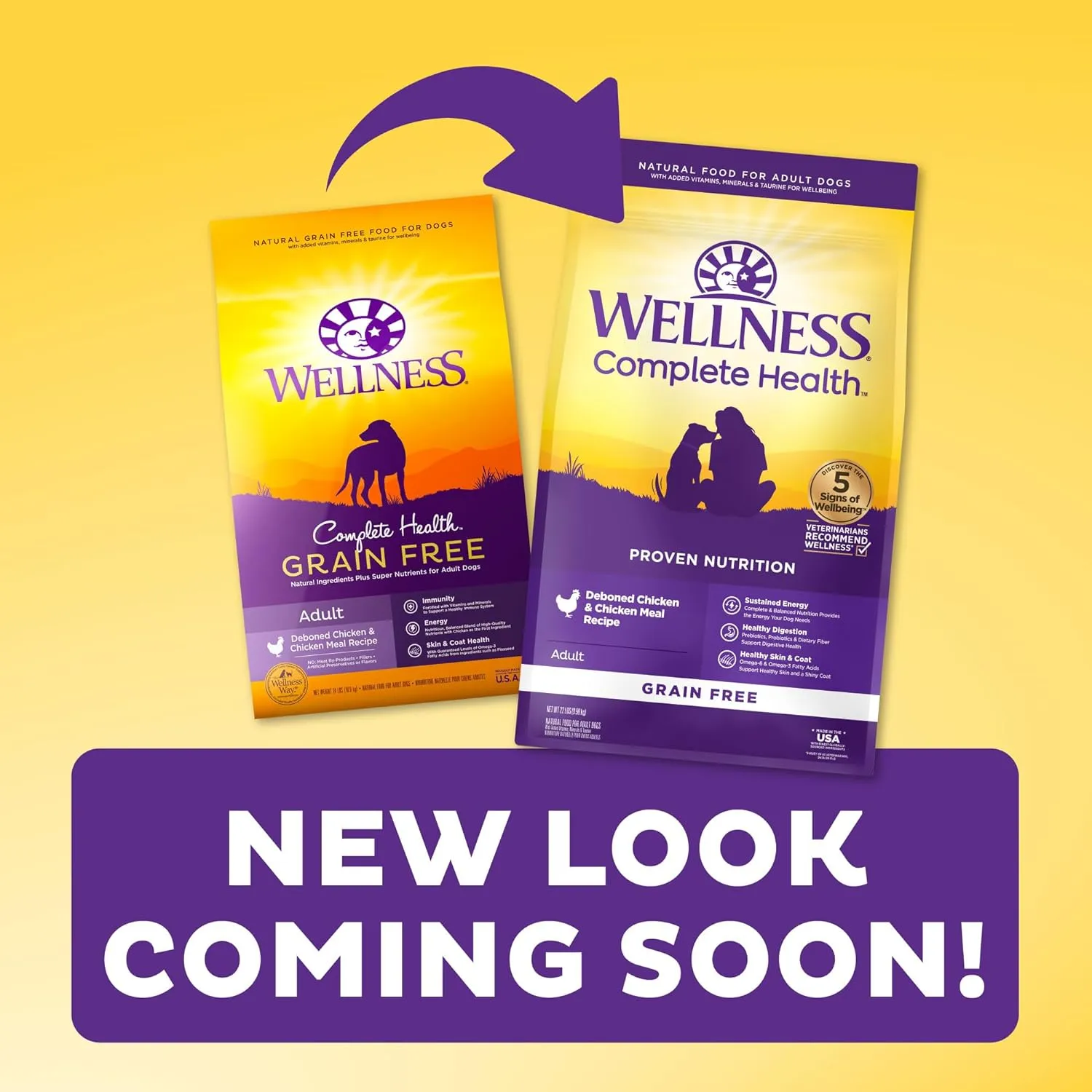 Wellness Complete Health Dry Dog Food, Grain-Free, Natural, Chicken Recipe, (24-Pound Bag)
